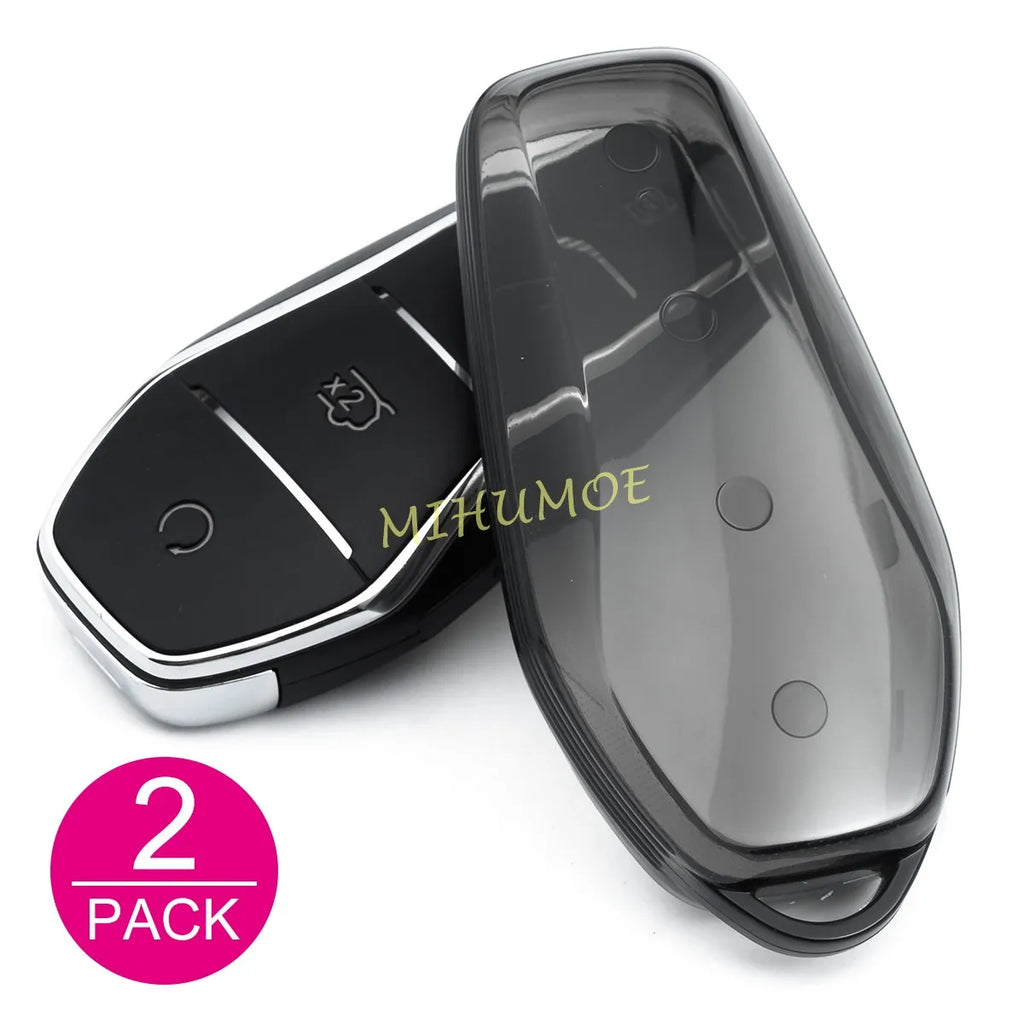 Key Fob Cover Case Compatible with BYD Atto 3, Dolphin, Seal U & More