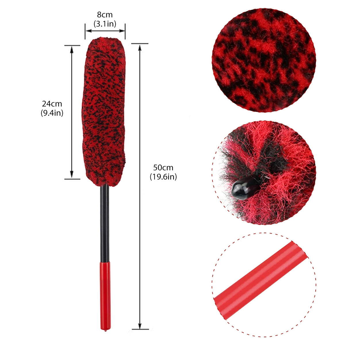 Nylon Wheel Cleaning Brush for Car Rims and Tires