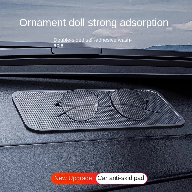 Car Non Slip Mat Sticky Anti Slip PU Pads Heat Resistant Car Dashboard Phone Sunglasses Holder Car Styling Lnterior