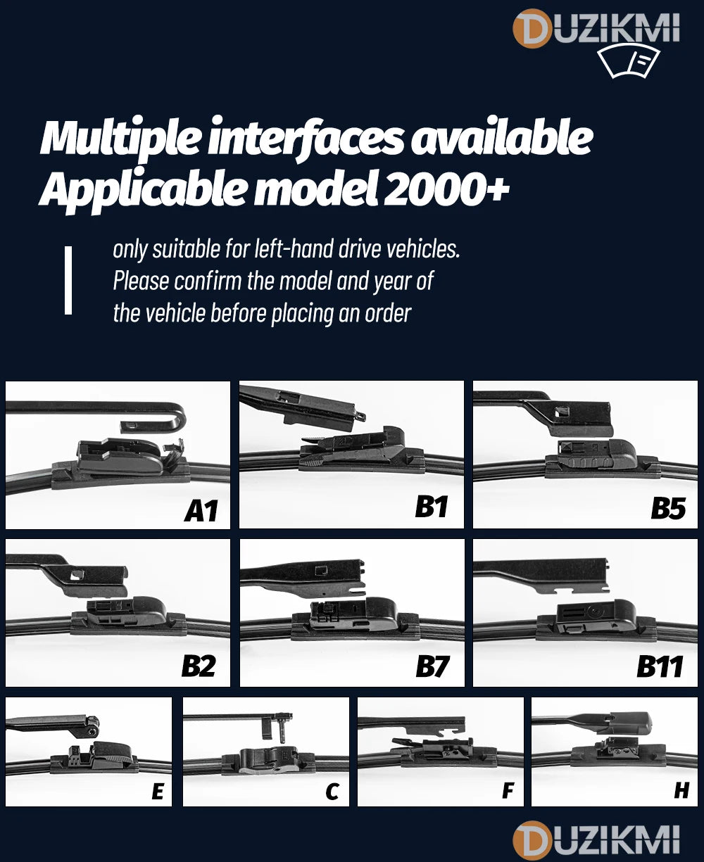 Dodge Ram 1500/2500/3500 2002-2018 Front Wiper Blades 2-Pack - image 19