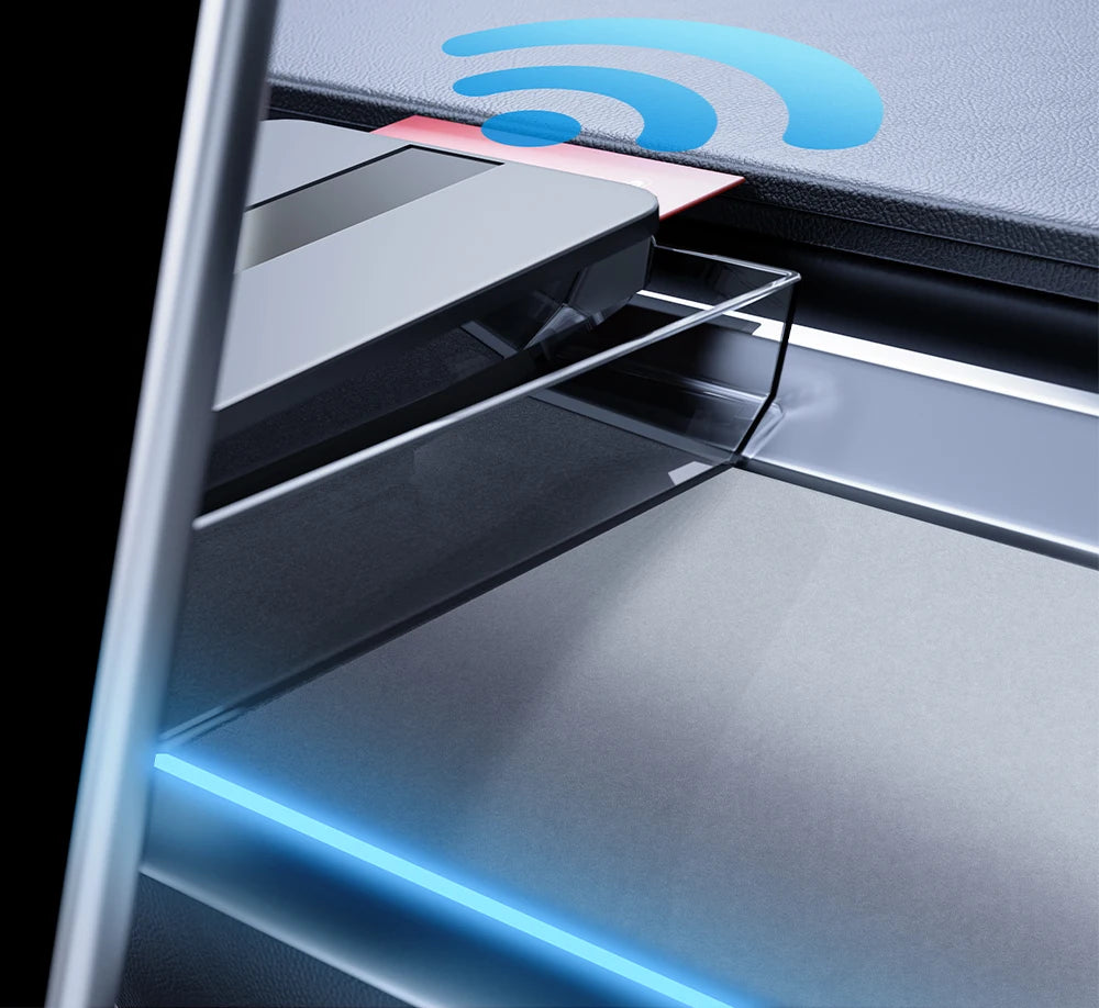 Magnetic Under Screen Storage Box for Tesla Model 3, Y and YL