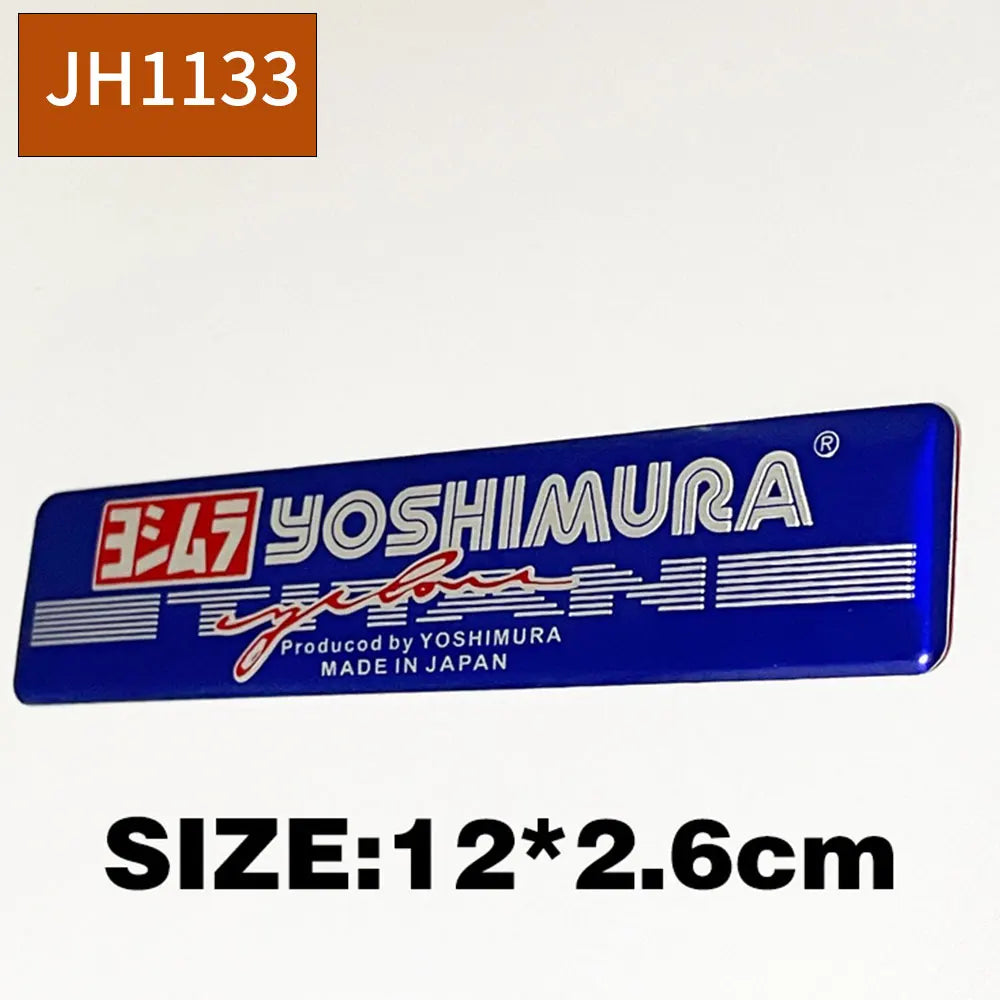 Aluminum Motorcycle Exhaust Pipe Sticker with Scorpion Design