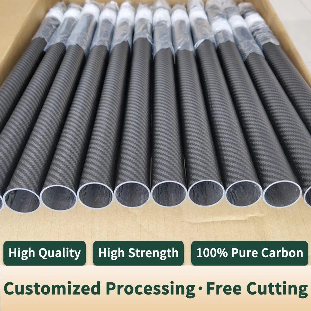 500mm Carbon Fiber Tubes - High Strength 2-Pack - image 2
