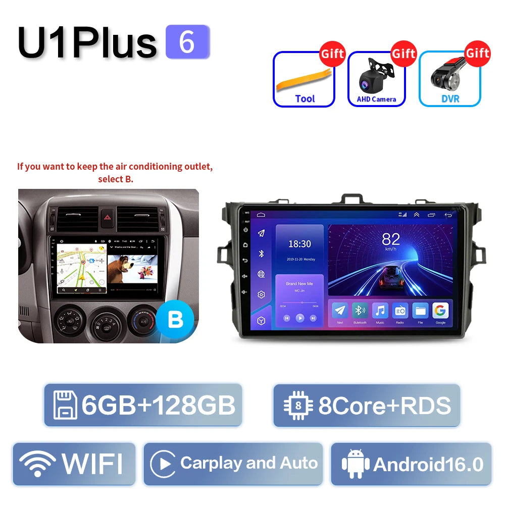 9" Car Stereo for Toyota Corolla 2006-2013 | CarPlay & Android Auto - image 17