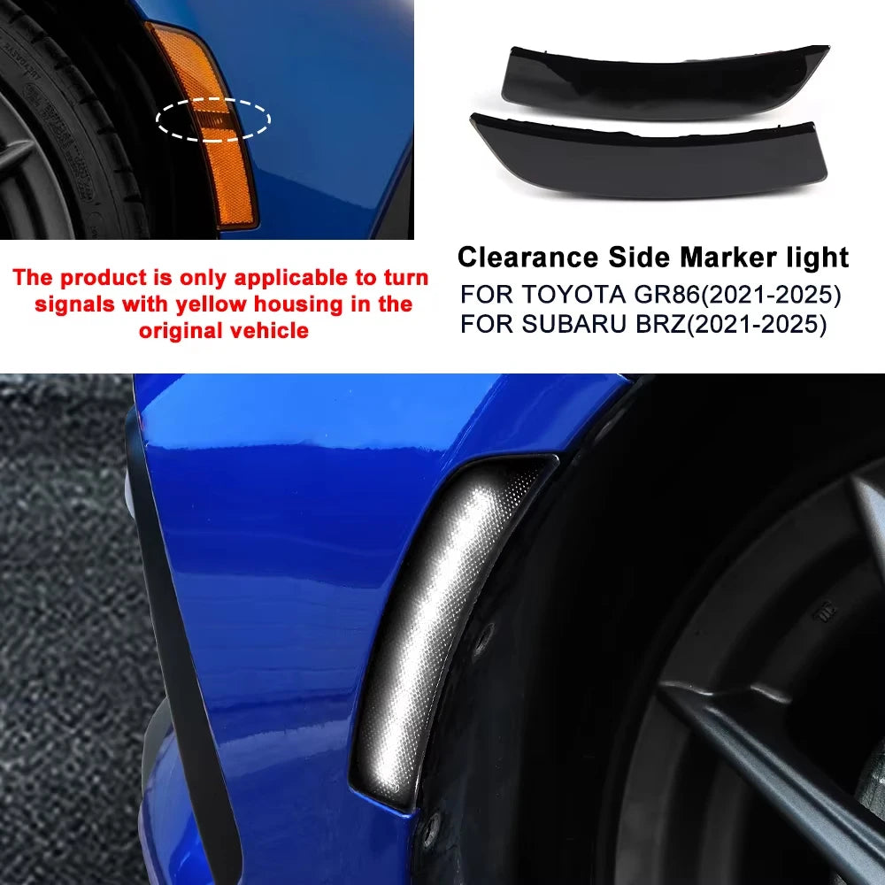 LED Side Marker Lights for 2021-2025 Subaru BRZ & GR86 - image 7