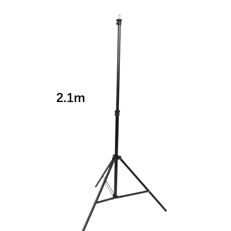 Heavy Duty Metal Alloy Light Stand Tripod For Photo Studio Softbox Video Flash Reflector Lighting Background Stand 1.6M 2.1M