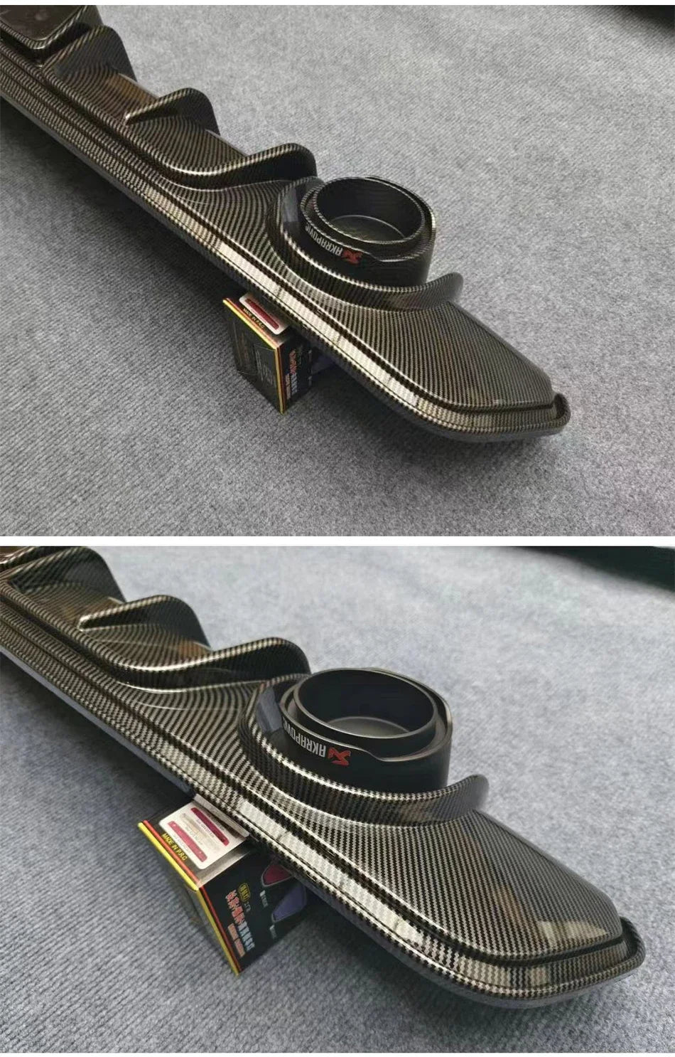 Rear Bumper Diffuser with LED for Nissan Sentra and Sylphy 2020-2022 - view 11
