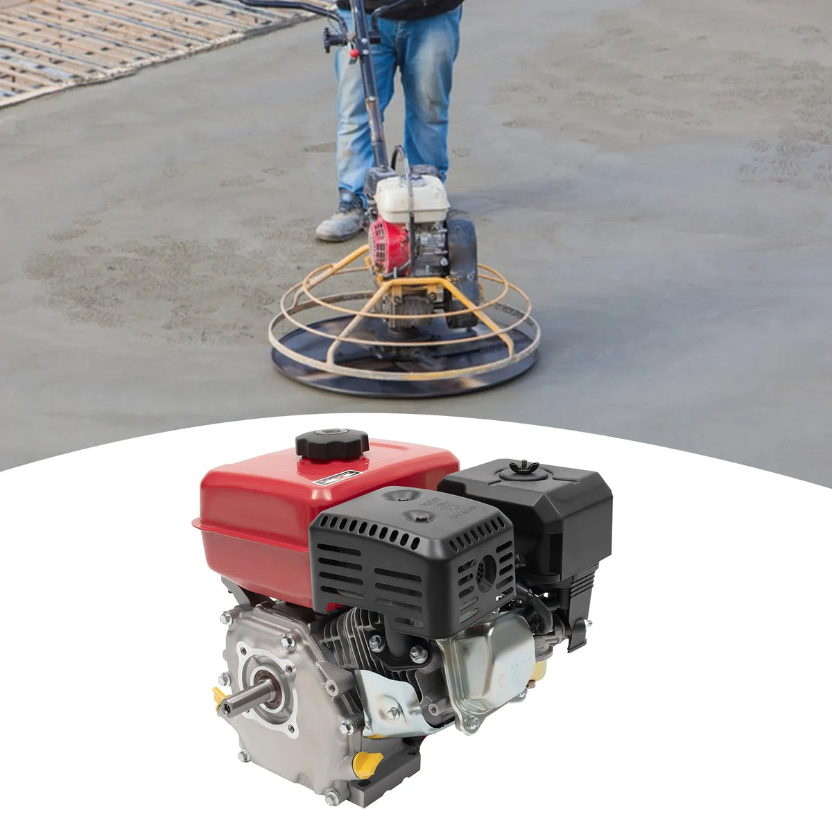 212cc 7.5HP 4-Stroke Gas Engine with Recoil Start for Pumps and Karts