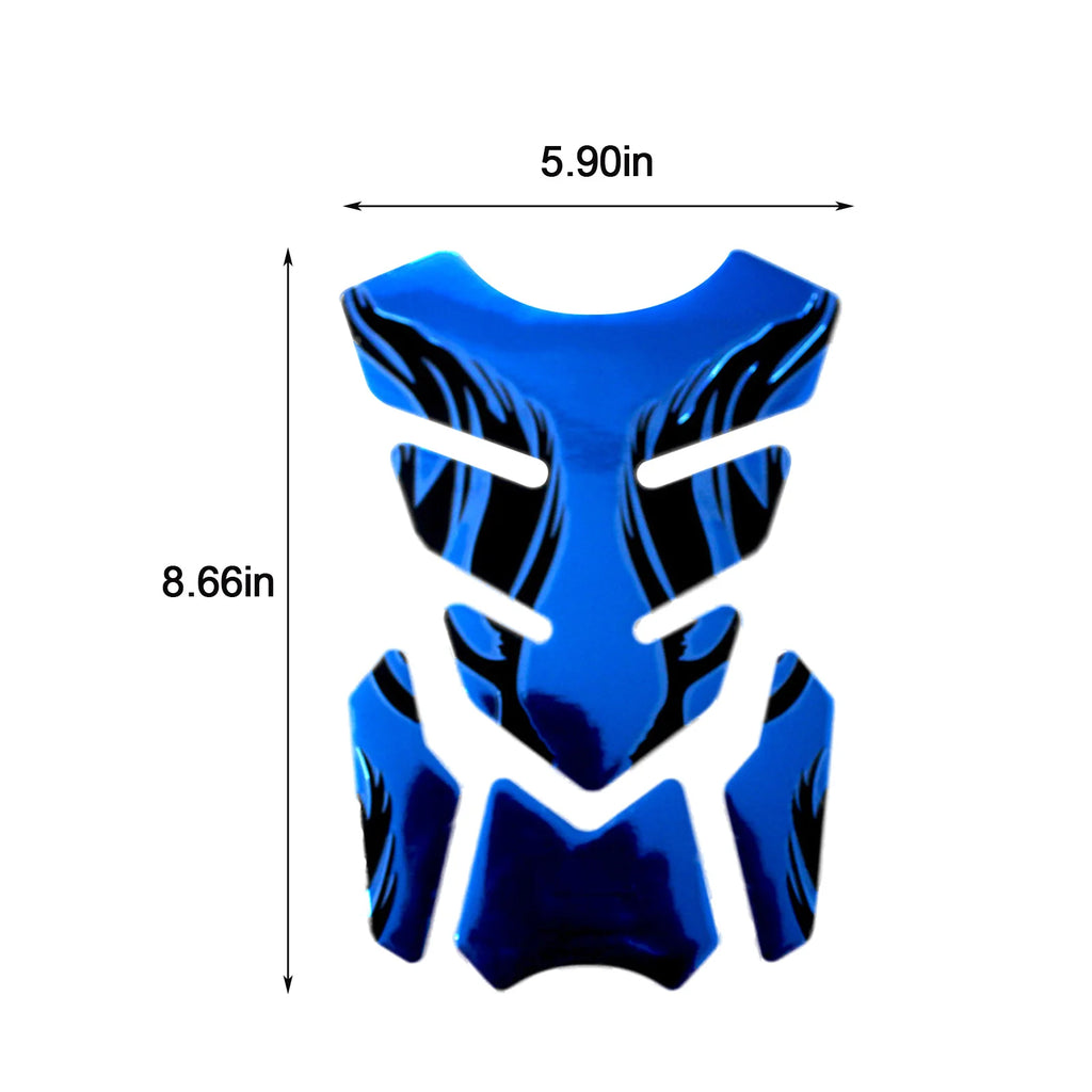 Fishbone 3D Tank Pad Protector Sticker for Motorcycles - view 12