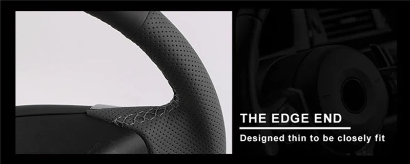 Custom Microfiber Leather Steering Wheel Cover for Dodge RAM - image 11