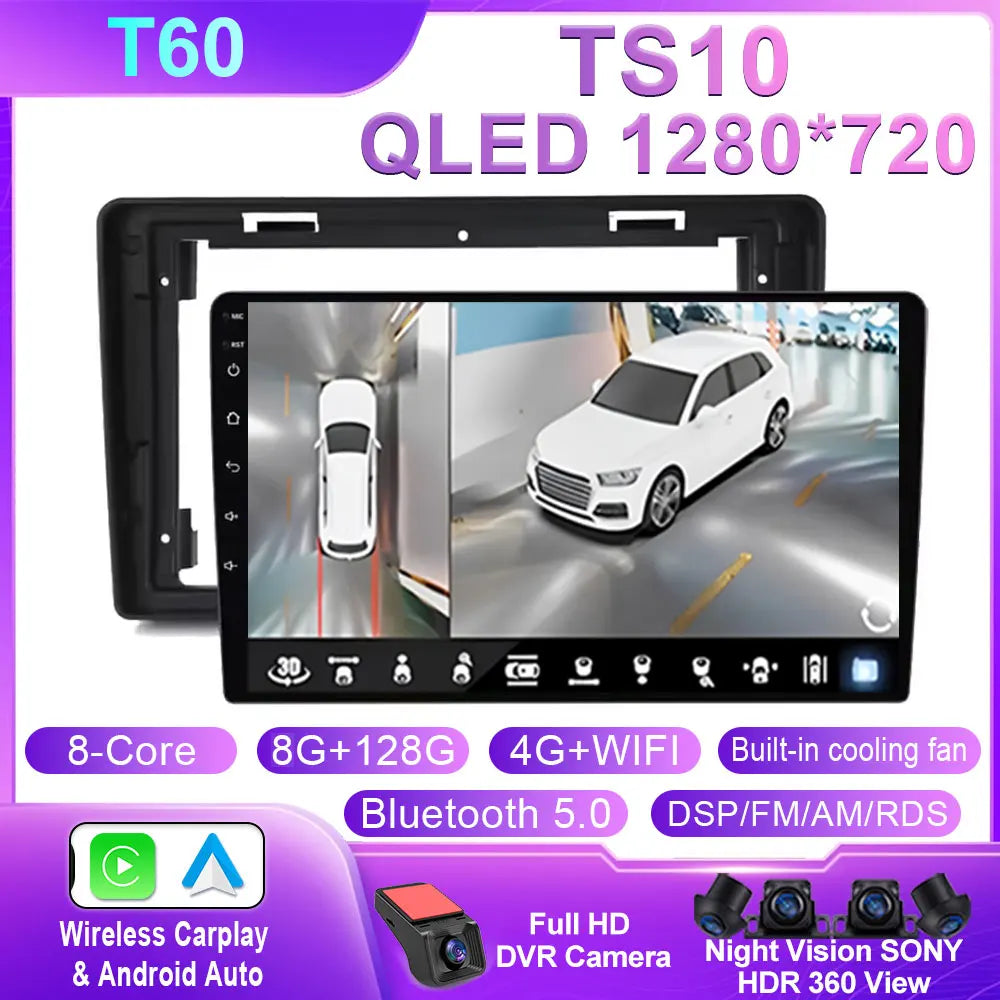 9-inch Android Car Radio with GPS & CarPlay for Citroen C2 C3 - image 7