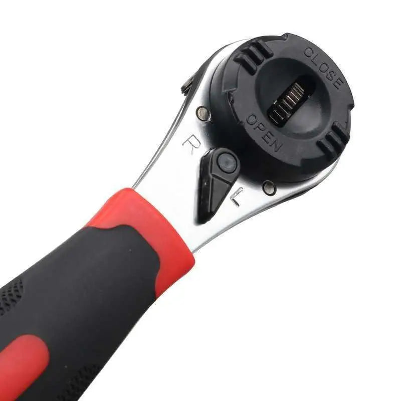 Multifunctional Ratchet Wrench Adjustable 6-22mm Screw Universal Adjustable Ratcheting Wrench Repair Hand Tools