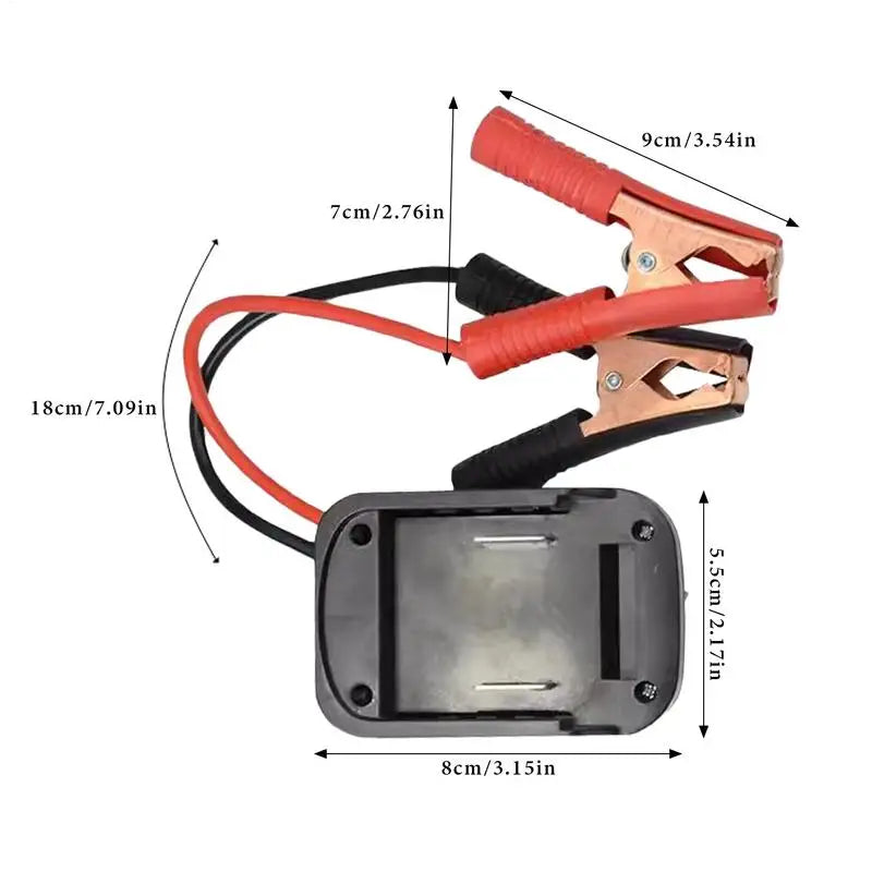 Portable Car Battery Jump Starter Jump Box Lithium Battery Converter - Compact Power Pack for Emergency Vehicle Starting