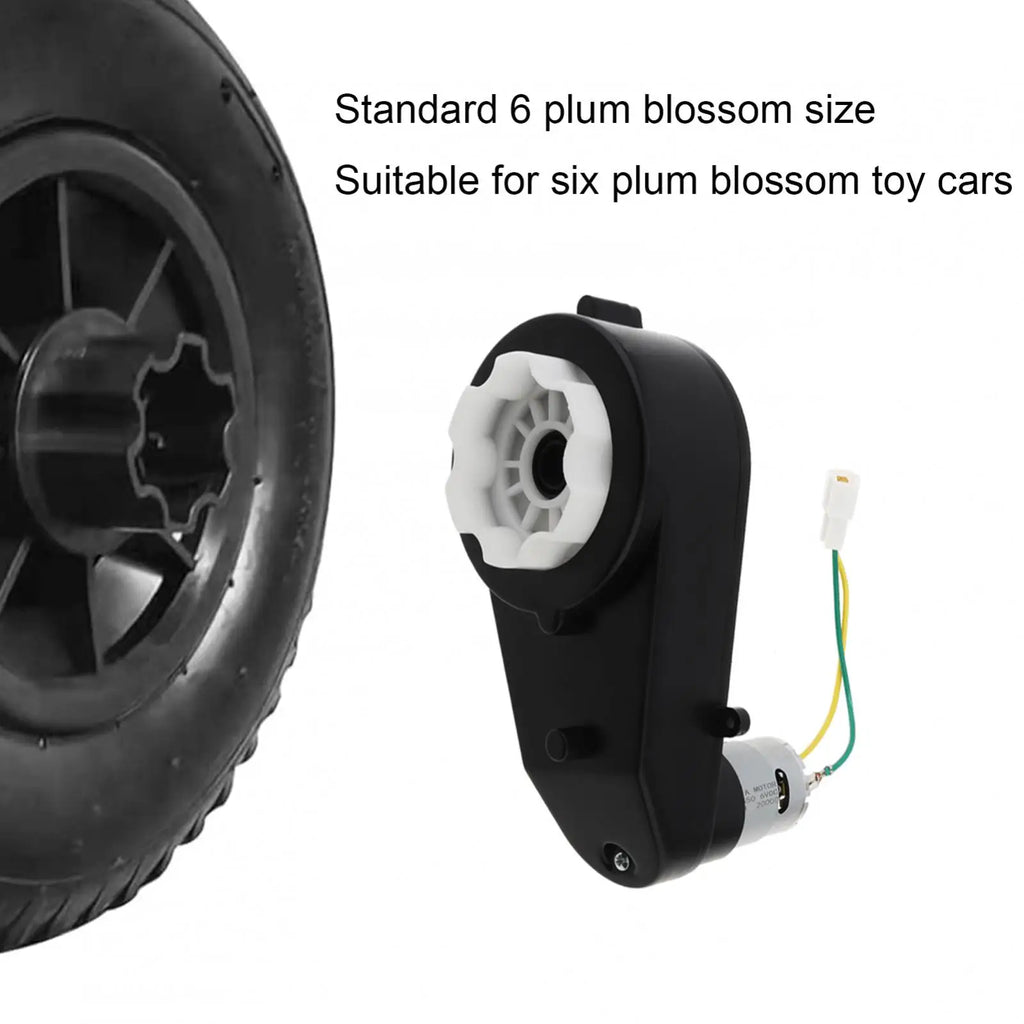 24V RS555 High-Speed Gearbox Motor Set for Kids' Ride-On Cars - image 6