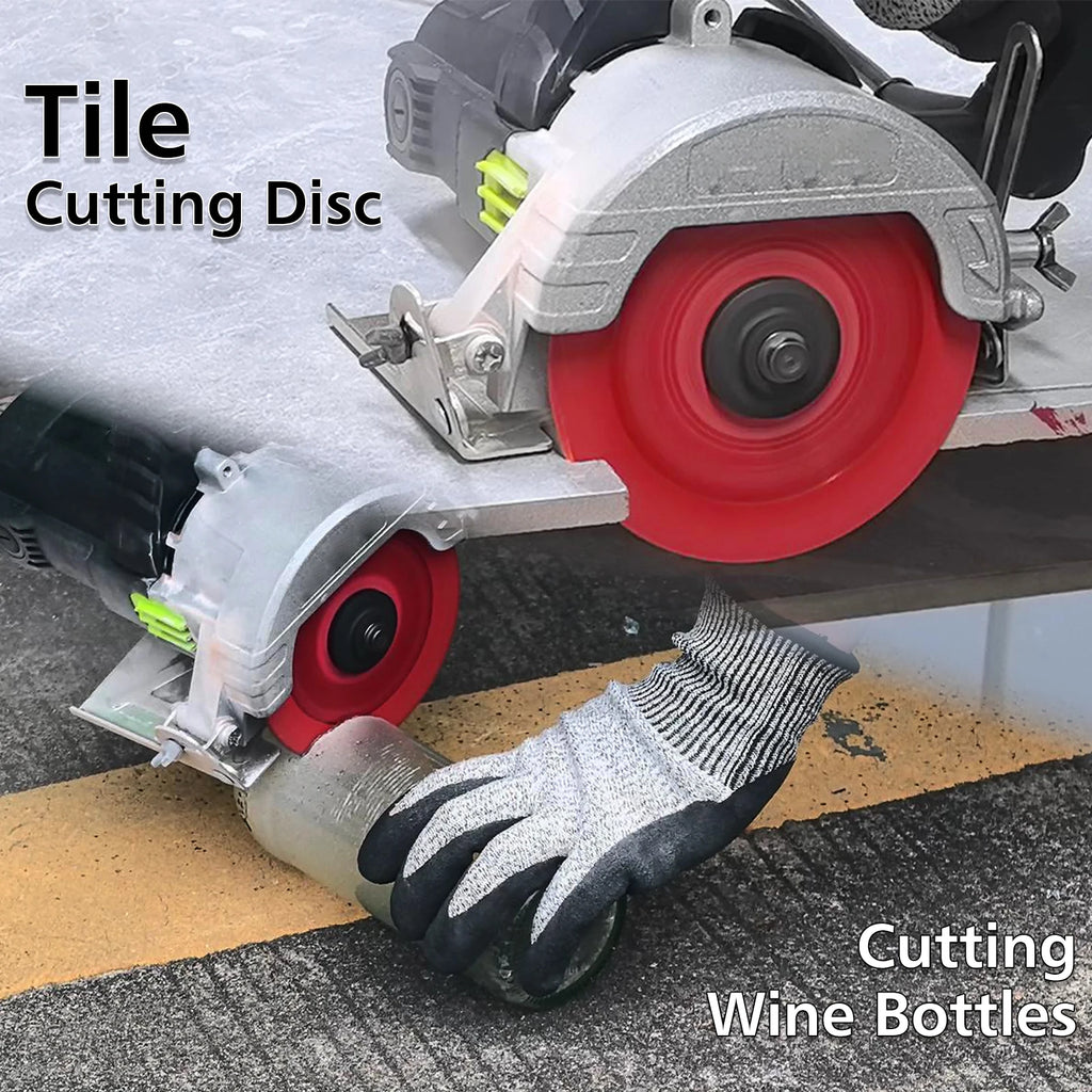 Disc for4-1/2"Angle Grinder, 6Pcs Glass Ceramic Diamond Cutting Blade Disc 7/8"(Model 115/125) for Grinding and Cutting Ceramics