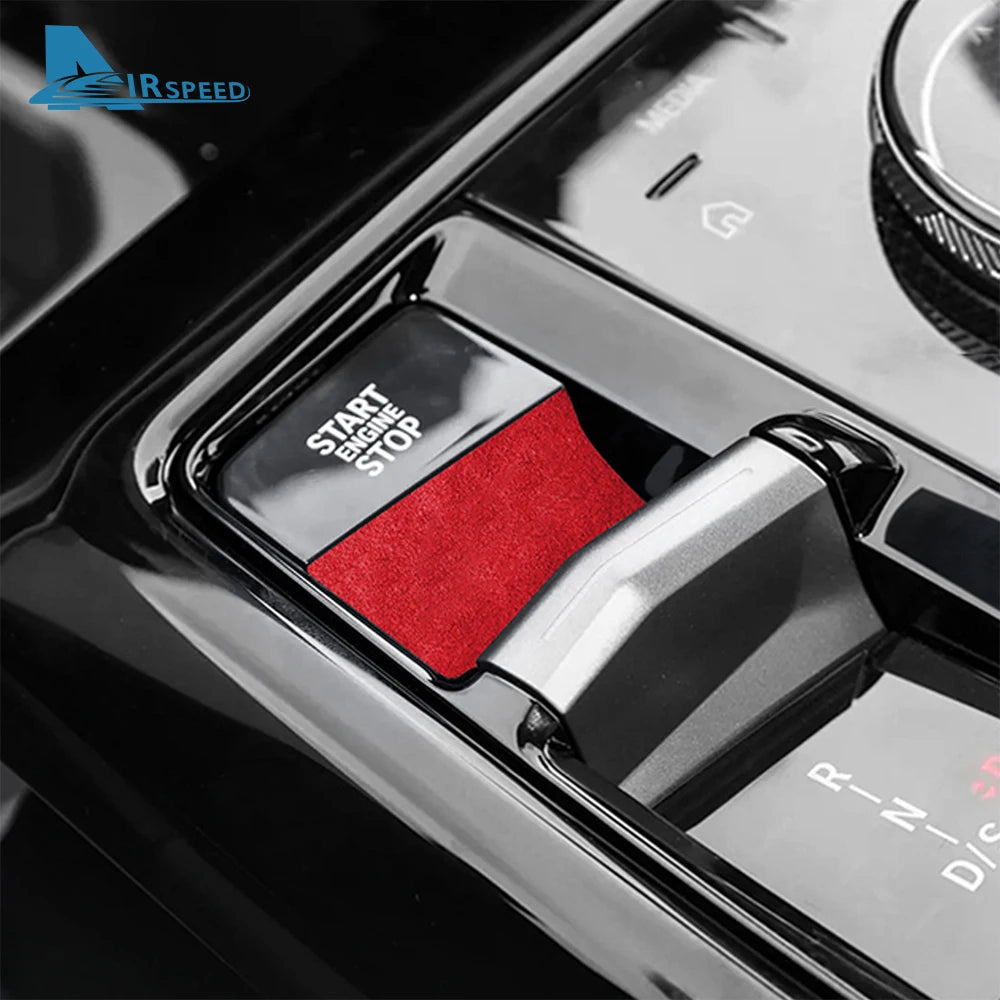 Suede Gear Shift Panel Sticker for BMW X3 G45, 5 Series G60, 7 Series G70