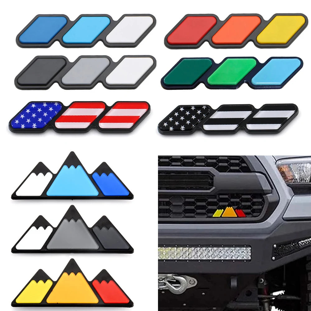 Toyota Grille Emblem Badge for Tacoma Tundra 4Runner - Vibrant ABS