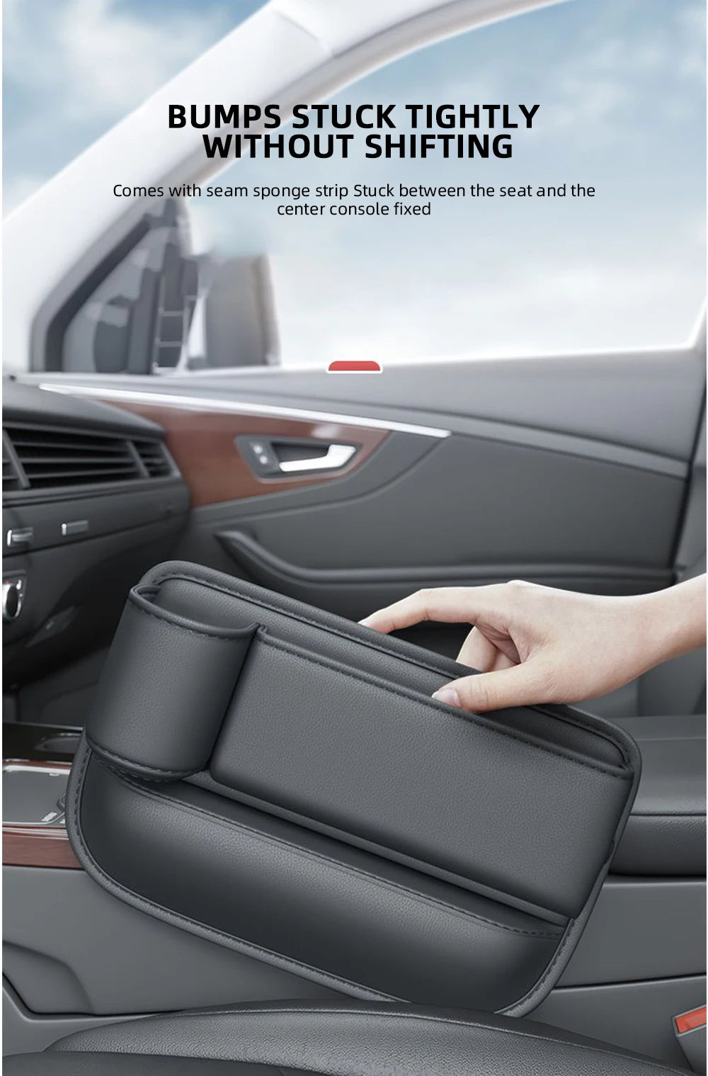 Car Seat Gap Organizer with Cup Holder