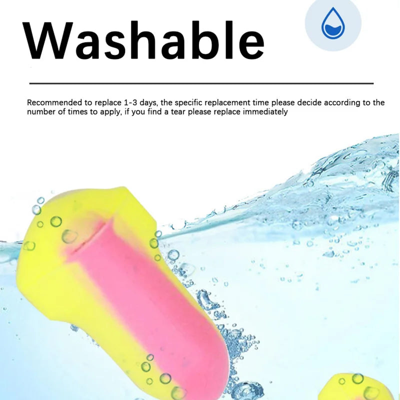 50-Pair Noise-Reducing Earplugs – Sleep & Work