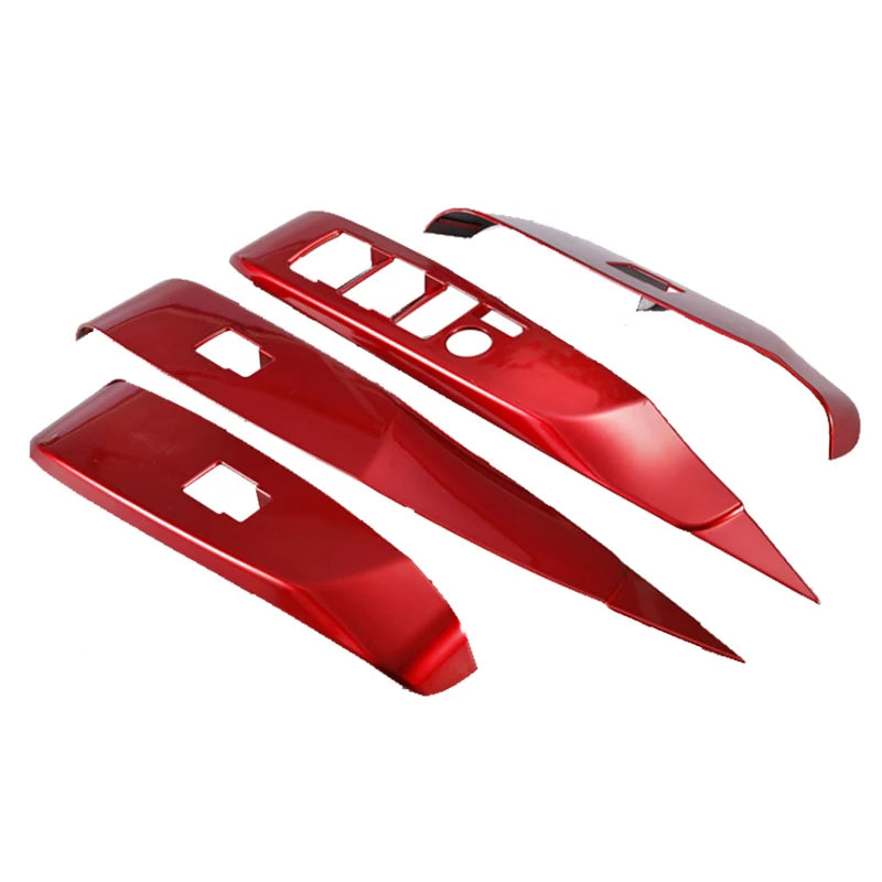 Toyota Camry 2018-2022 ABS Red Steering Wheel Button Cover - image 4