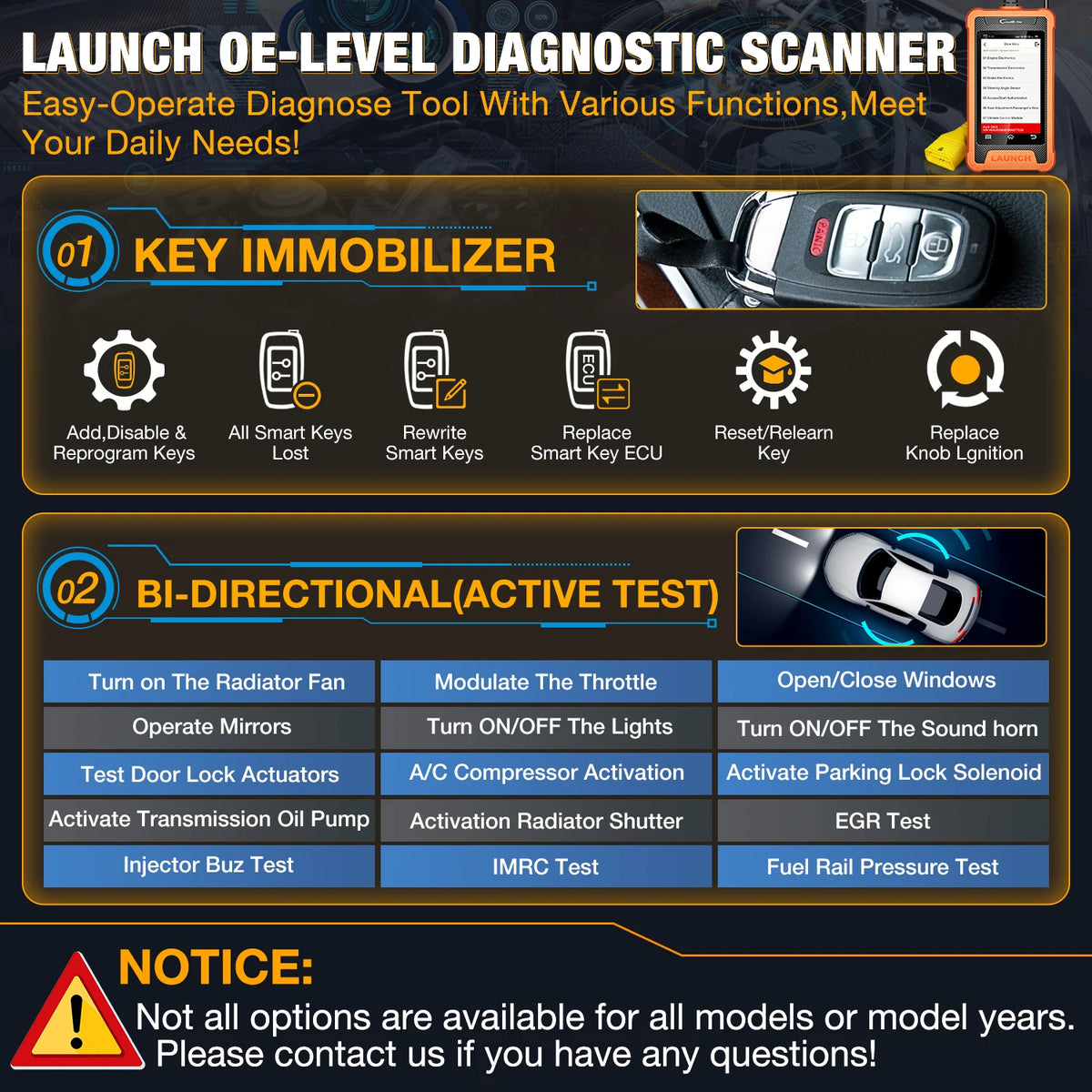 LAUNCH X431 OBD2 Diagnostic Scanner with Full System Coverage - image 5