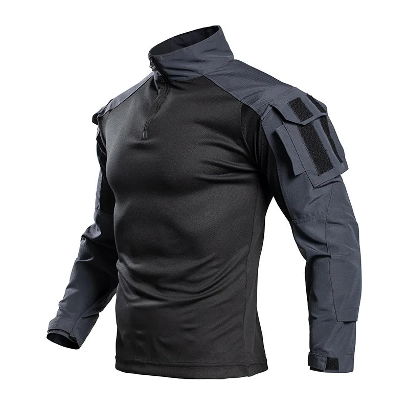 Camouflage Long-Sleeve Tactical Shirt for Hunting - image 14