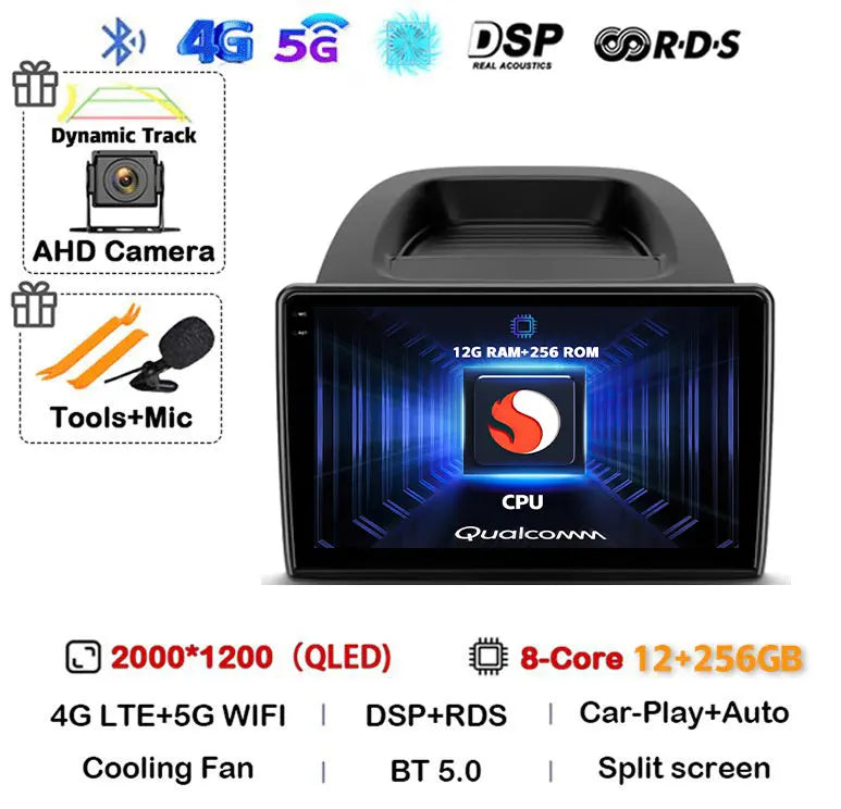 Ford EcoSport 2017-2023 Android 16 Car Stereo GPS CarPlay Touchscreen - image 14