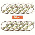 10-Piece Steel Quick-Release Hitch Pins – Trailer & Tractor