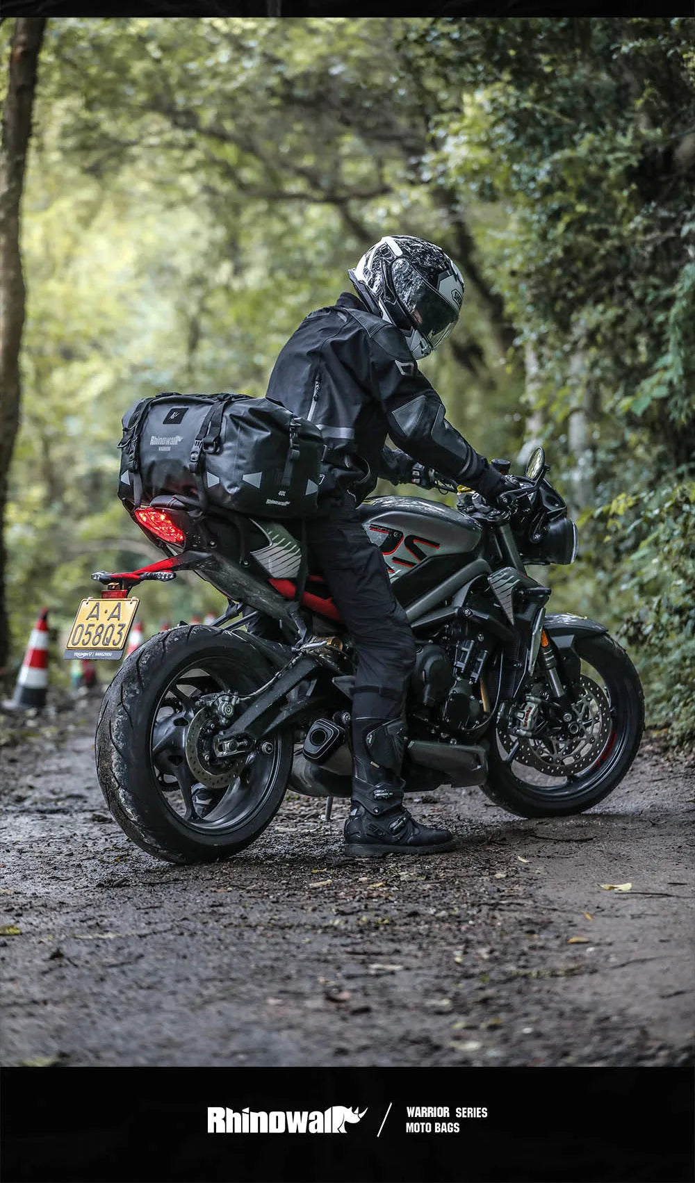 Rhinowalk Waterproof Motorcycle Saddle Bags 20-65L - image 25