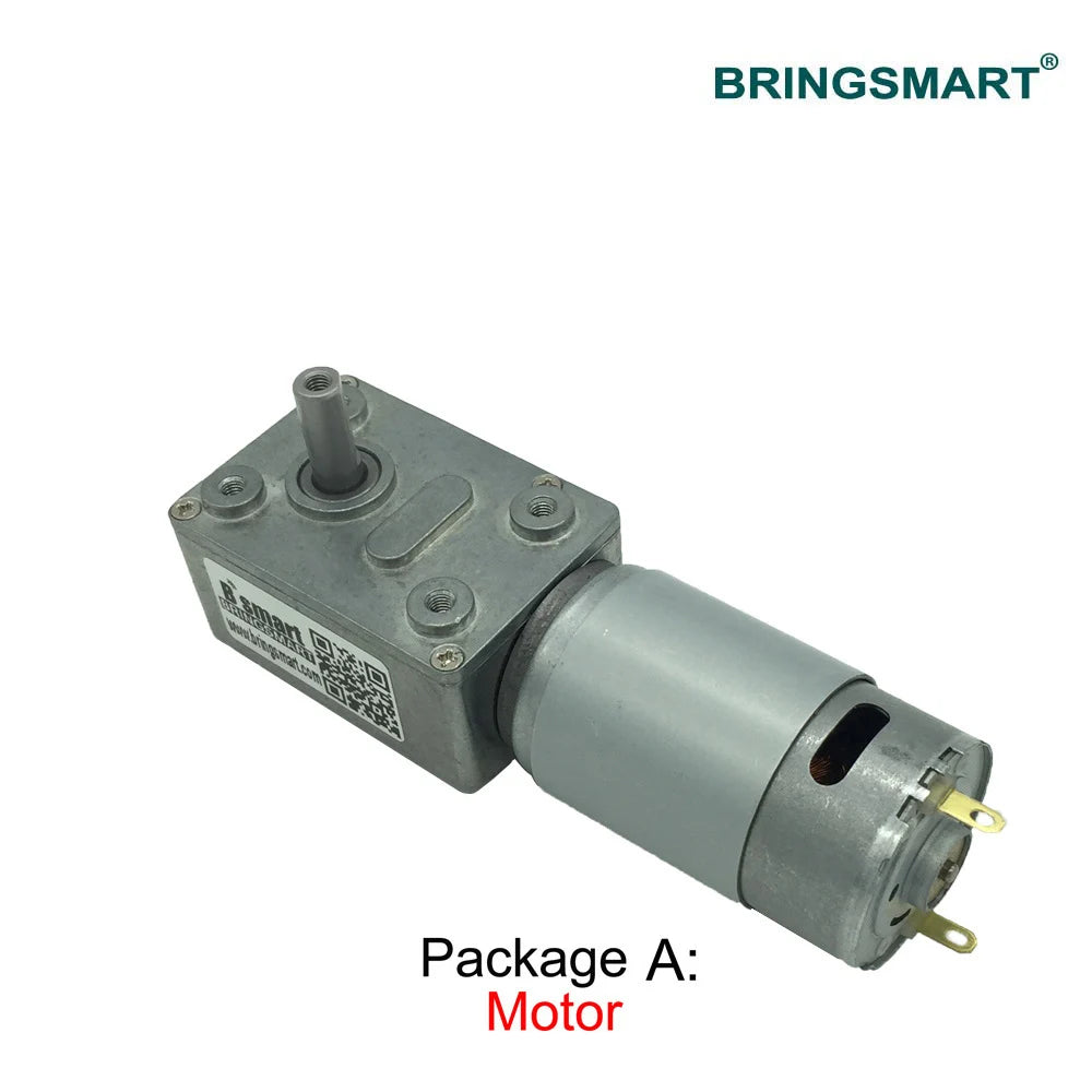 12V/24V DC Worm Gear Motor, Low Speed 2.5-210RPM
