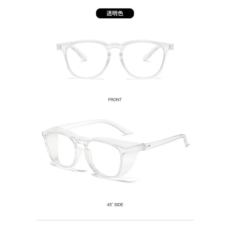 Safety Glasses Anti Fog Goggles Protective Glasses Side Shields Anti Blue Light protection Eye Glasses for Men Women Reading Gla