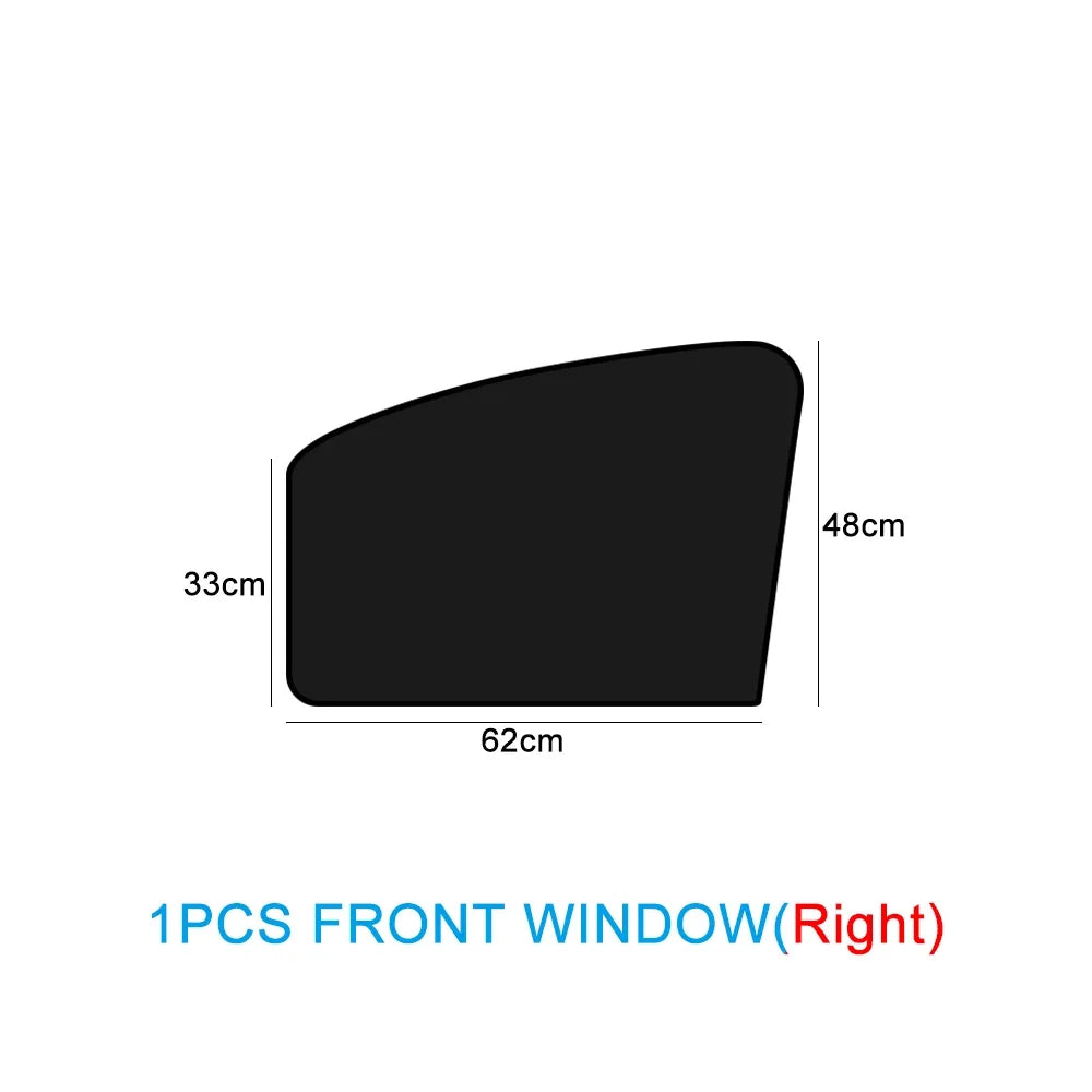 Magnetic Car Window Sun Shade Curtain - view 9