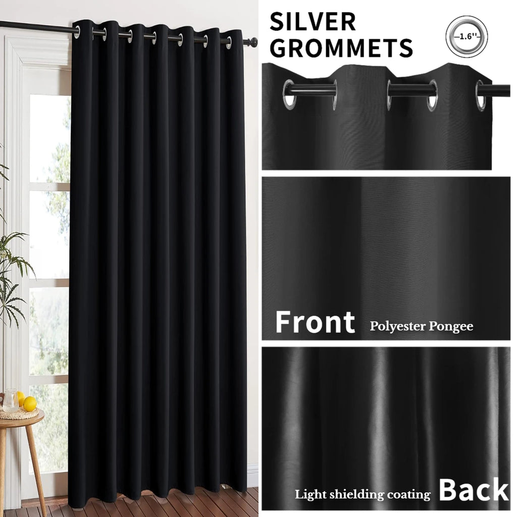 Eyelet Thermal Blackout Curtains – 100% Light Blocking
