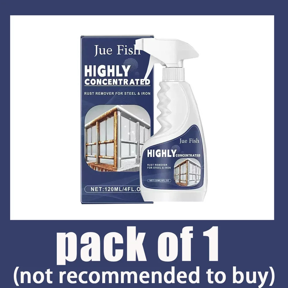 Car Rust Remover Spray - 120ml Multifunctional Metal Cleaner - image 7