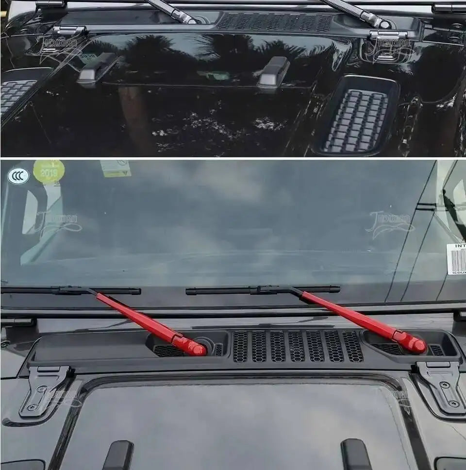 Front Windscreen Wiper Blade Cover for Jeep Wrangler JL and Gladiator JT - view 16