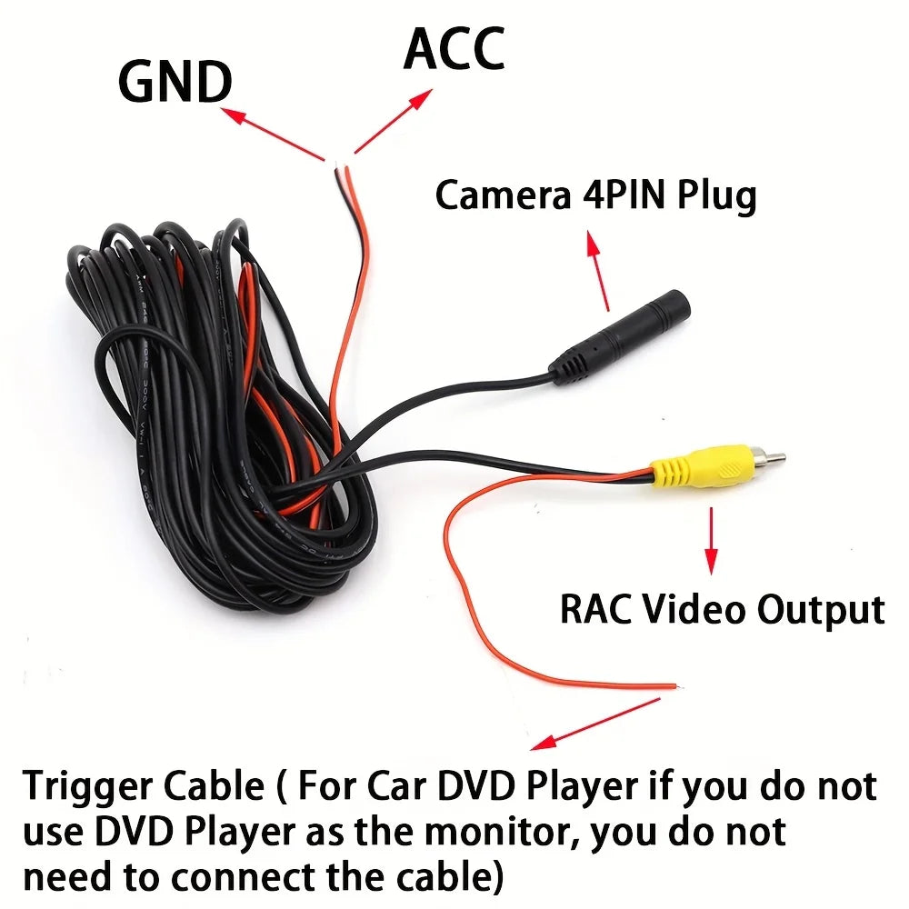 480P Logo-Embedded Front View Camera for Toyota - image 6
