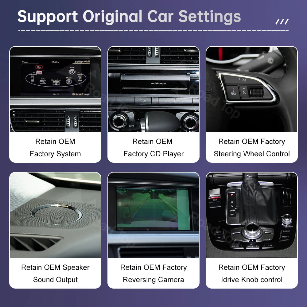 Audi A5 10.2" Wireless CarPlay Multimedia Touch Screen - image 5