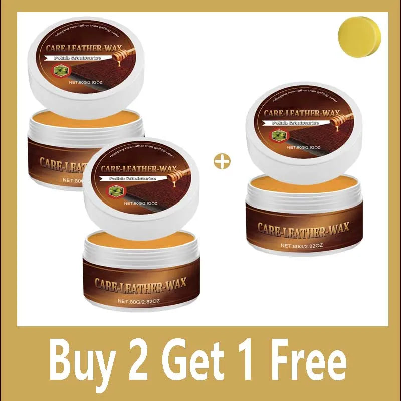 Beeswax Leather Repair and Conditioning Wax, 80g