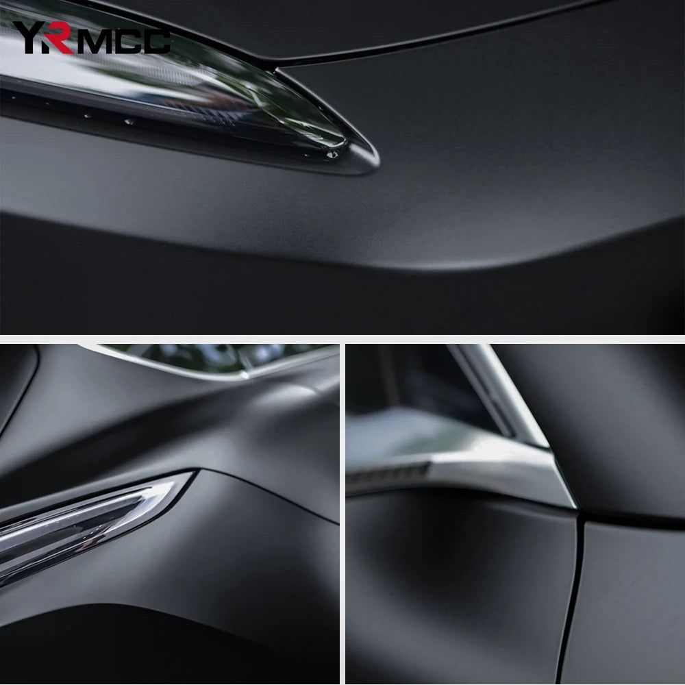 Matte Black Vinyl Wrap Film – Car, Motorcycle & Helmet DIY - image 6