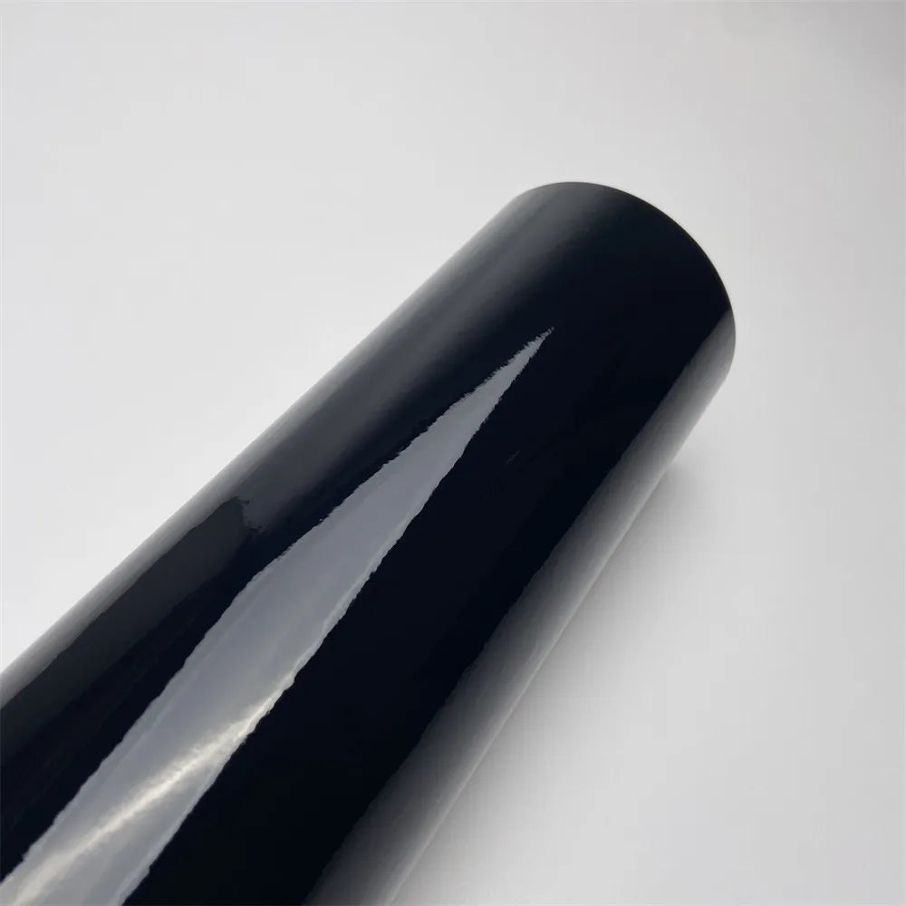 Glossy Black Self-Adhesive Vinyl Wrap Air Release Car Film (10x152cm) - image 6