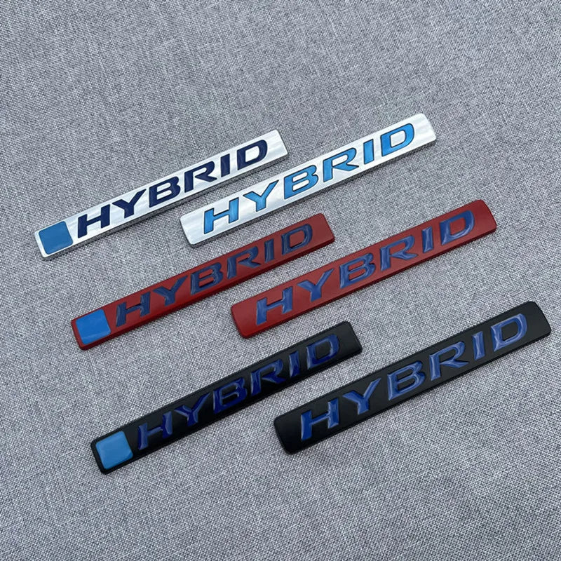 Hybrid Emblem Badge Decal Sticker for Car Trunk and Fender - view 2