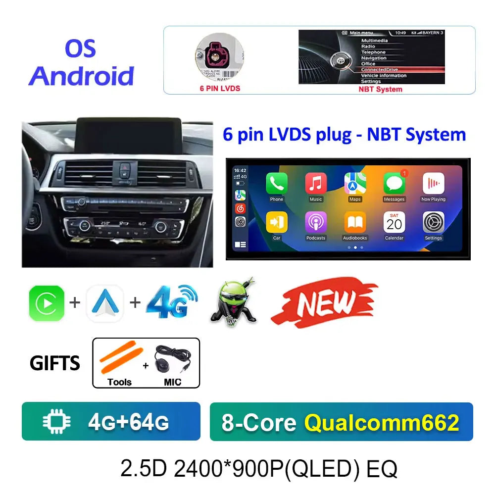 BMW 3/4 Series Android 15 Multimedia Player with CarPlay (F30-F36) - image 7