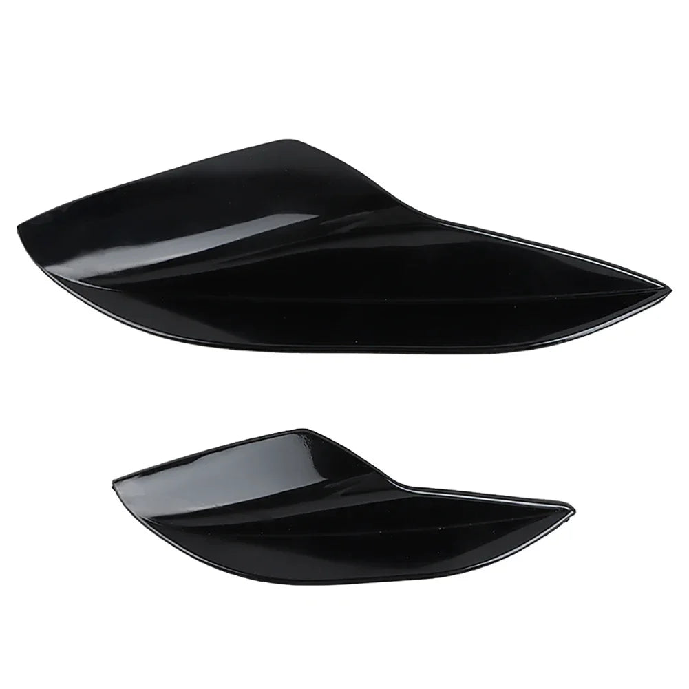 Universal Carbon Fiber Bumper Lip Spoiler Kit (4-Piece) - image 9