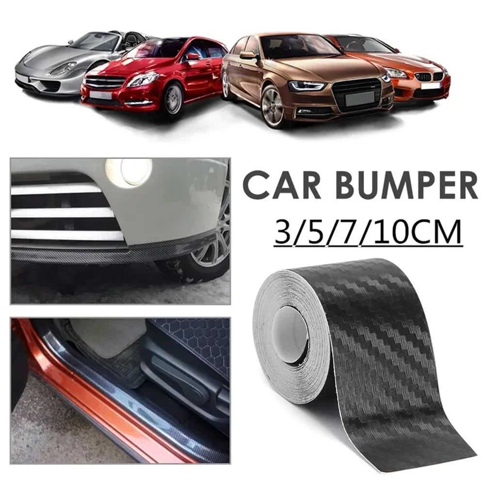 Carbon Fiber Texture Protective Tape for Car Door Sills and Bumpers