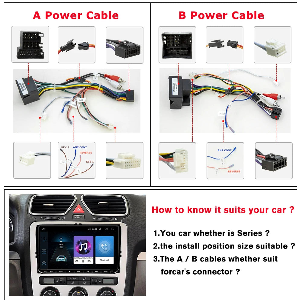 Android 16 2 Din 9'' Car Radio GPS CarPlay for VW Passat Golf MK5 MK6 - image 3