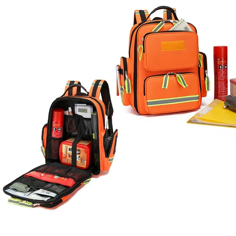 Large-Capacity First Aid Backpack – Emergency Rescue Kit
