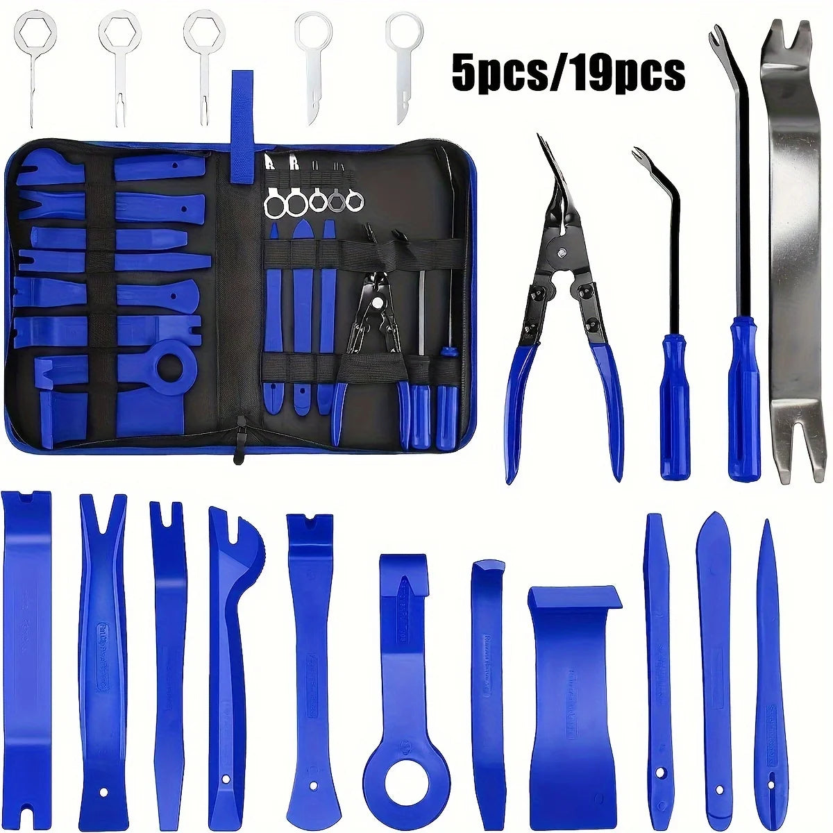 Car Trim Removal Tool Set – Clip Pliers & Fastener Remover Kit - image 2