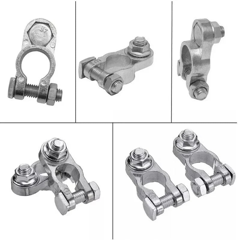 Quick-Release Battery Clamp Terminals – 12V/24V Charging