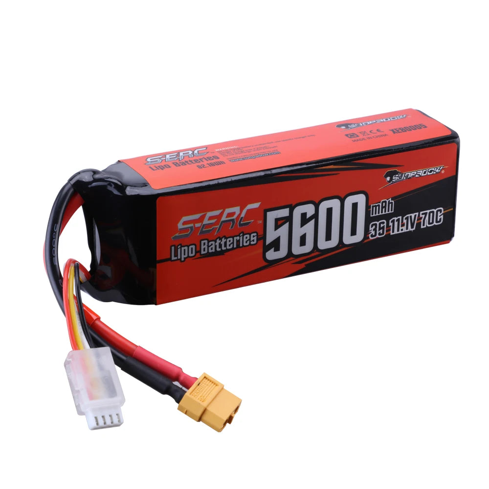 Sunpadow 3S 11.1V 5600mAh 70C LiPo Battery for RC Vehicles - image 10