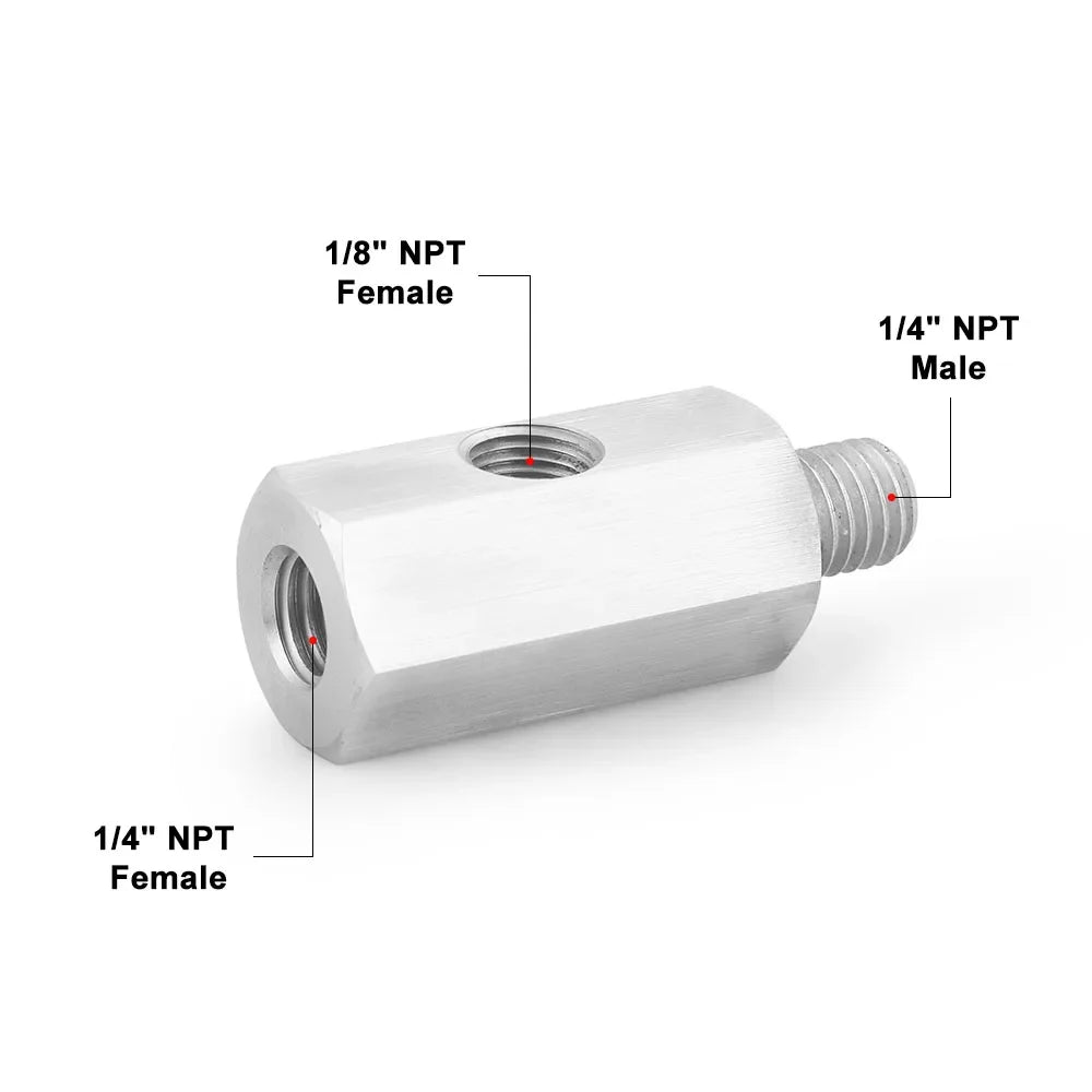 Universal Oil Pressure Sensor Adapter for 1/8 NPT, M10, M12, M14 - image 12